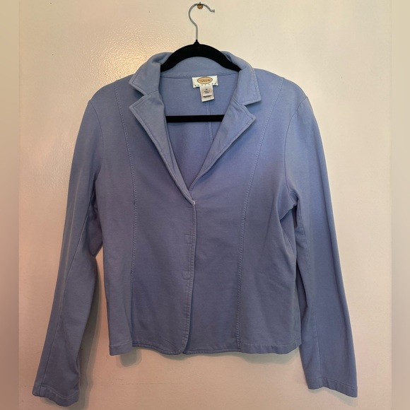 Talbots Light Blue Blazer Jacket - Picture 1 of 3